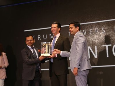 Certificate Of Achievements Awarded By Donald Trump Jr For Trump Towers Delhi NCR